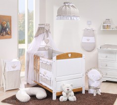 MAMO-TATO - Patut transformabil Cuore White 140/70 MAMO-TATO - Patut transformabil Cuore White 140/701
